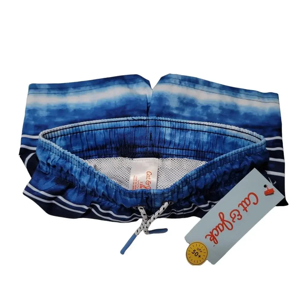 Cat & Jack 3 Piece Bundle Swimwear 12M